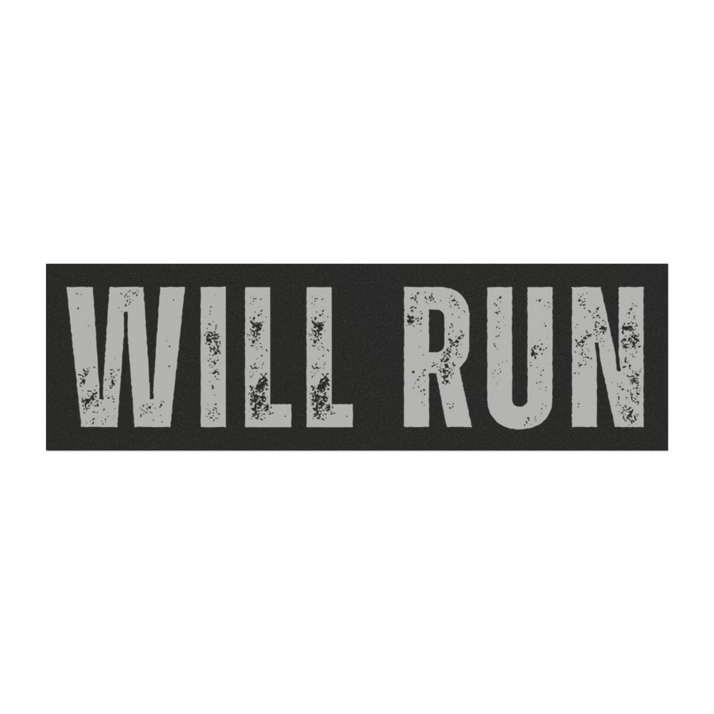 WILL RUN Car Magnet