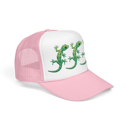 Lizard Lizard Lizard Meme Foam Trucker Hat (Embroidery)