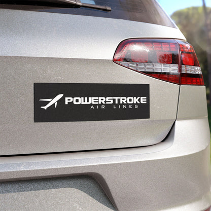 Powerstroke Air Lines Car Magnet