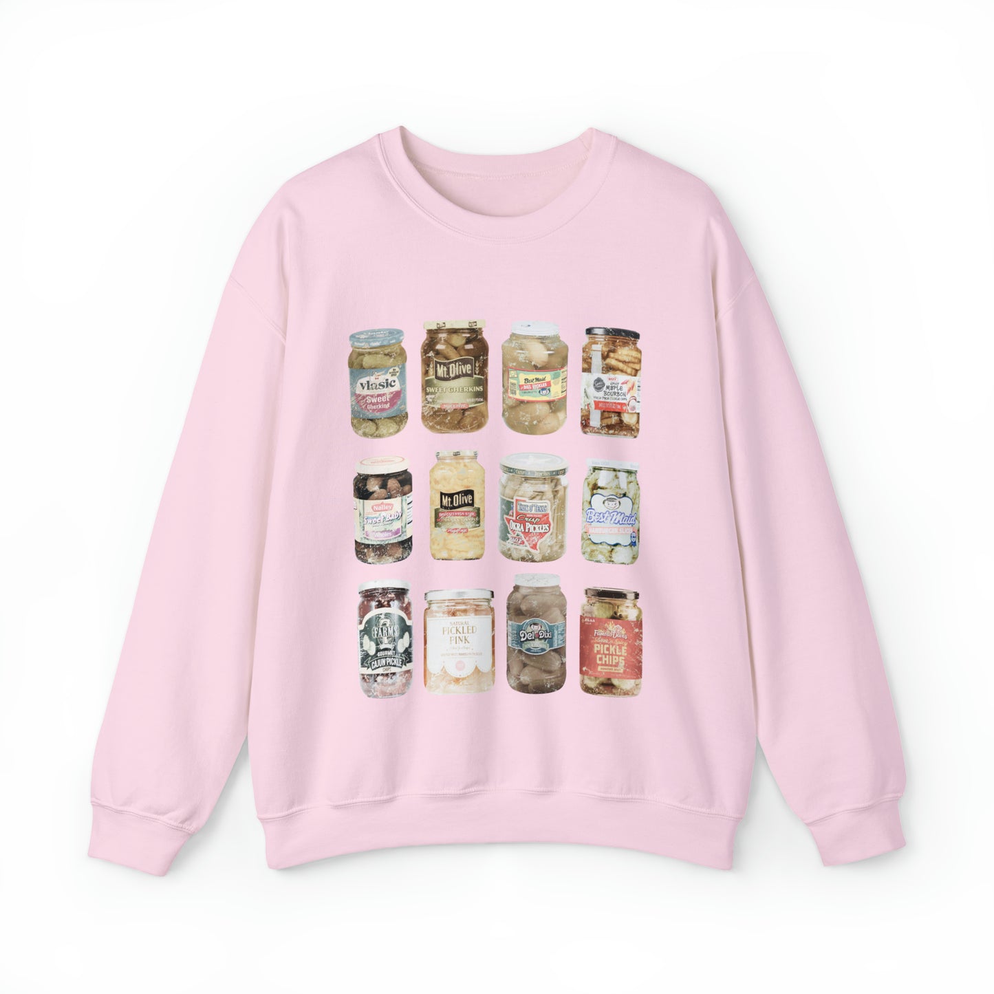 Viral Vintage Pickle Sweatshirt Unisex Heavy Blend™ Crewneck Sweatshirt