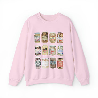 Viral Vintage Pickle Sweatshirt Unisex Heavy Blend™ Crewneck Sweatshirt