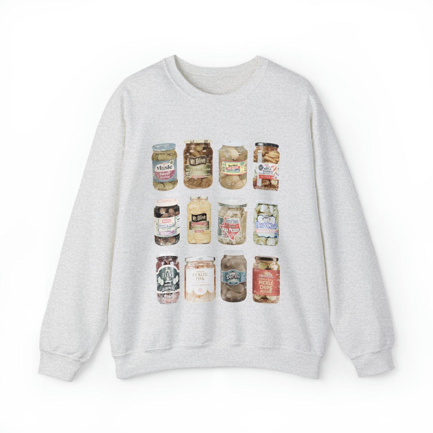 Viral Vintage Pickle Sweatshirt Unisex Heavy Blend™ Crewneck Sweatshirt
