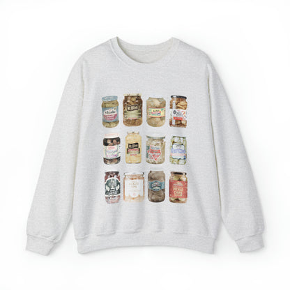 Viral Vintage Pickle Sweatshirt Unisex Heavy Blend™ Crewneck Sweatshirt
