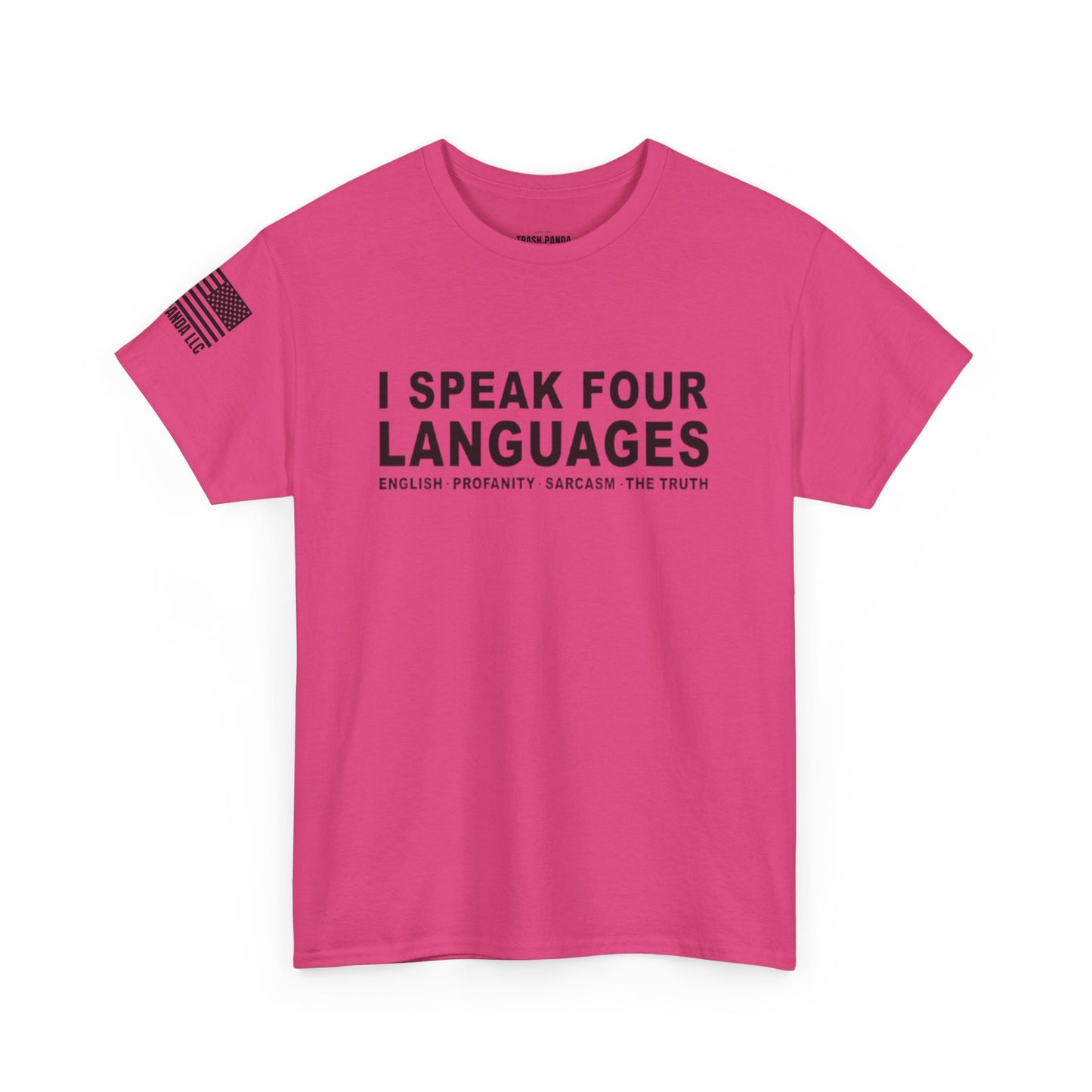 I Speak Four Languages Unisex Heavy Cotton Tee