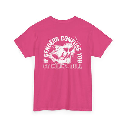 Go Milk A Bull Unisex Heavy Cotton Tee