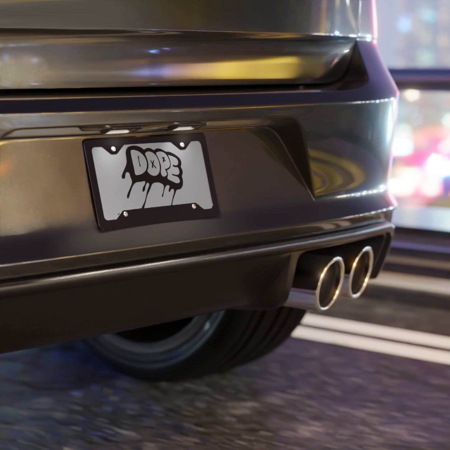 DOPE Grey Vanity Plate
