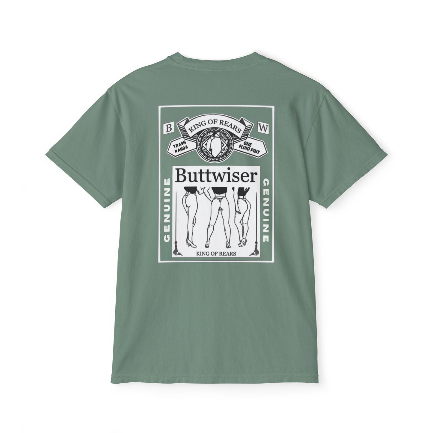 Buttwiser Unisex Garment-Dyed Pocket T-Shirt