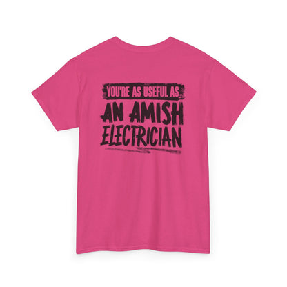 Amish Electrician Unisex Heavy Cotton Tee