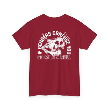 Go Milk A Bull Unisex Heavy Cotton Tee