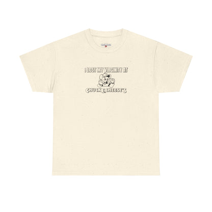 I Lost My Virginity At Chuck E Cheese's Unisex Heavy Cotton Tee