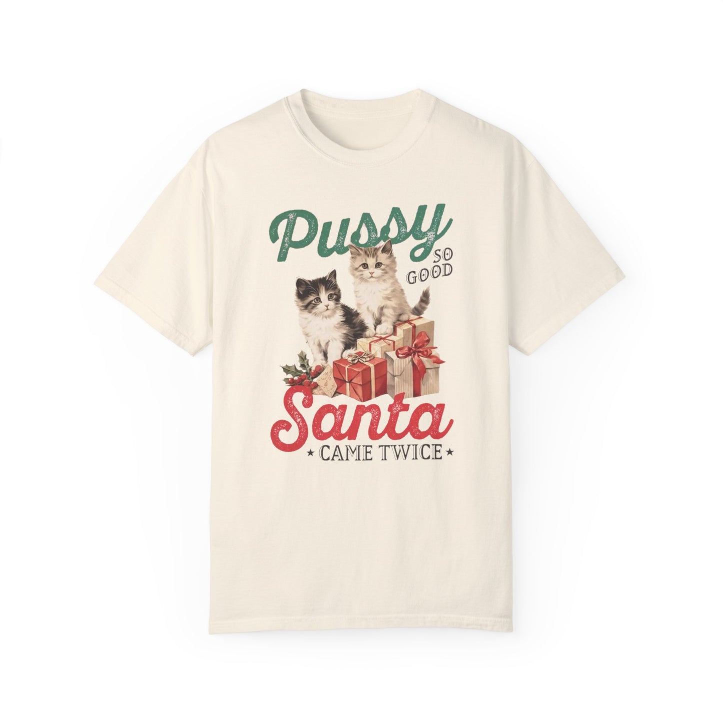Santa Came Twice Comfort Colors Unisex T-shirt