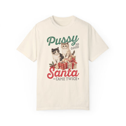 Santa Came Twice Comfort Colors Unisex T-shirt