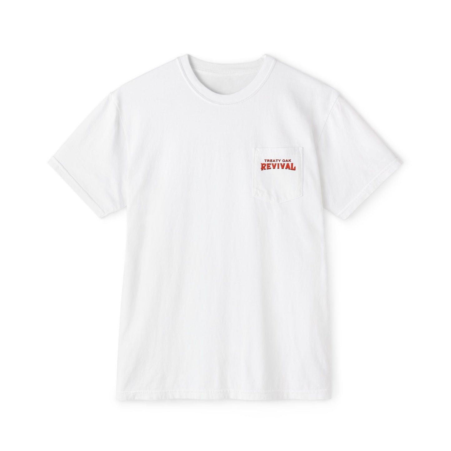 Treaty Oak Whitewater Unisex Garment-Dyed Pocket T-Shirt