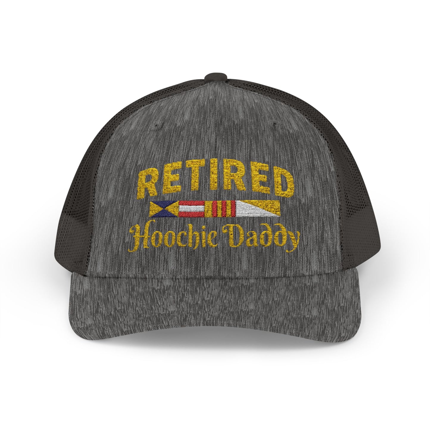 Retired Hoochie Daddy Snapback Trucker Cap