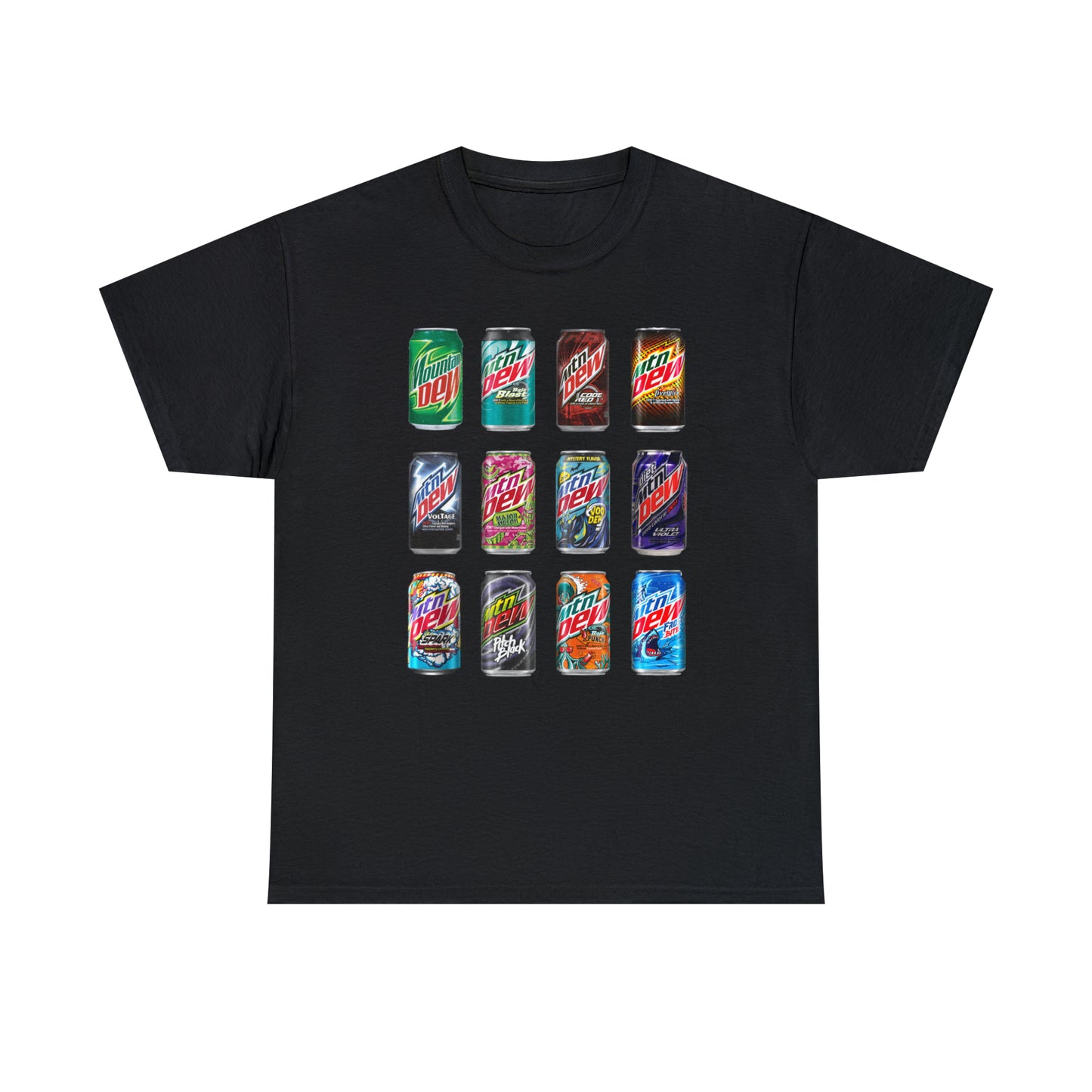 Mtn Dew Unisex Heavy Cotton Tee