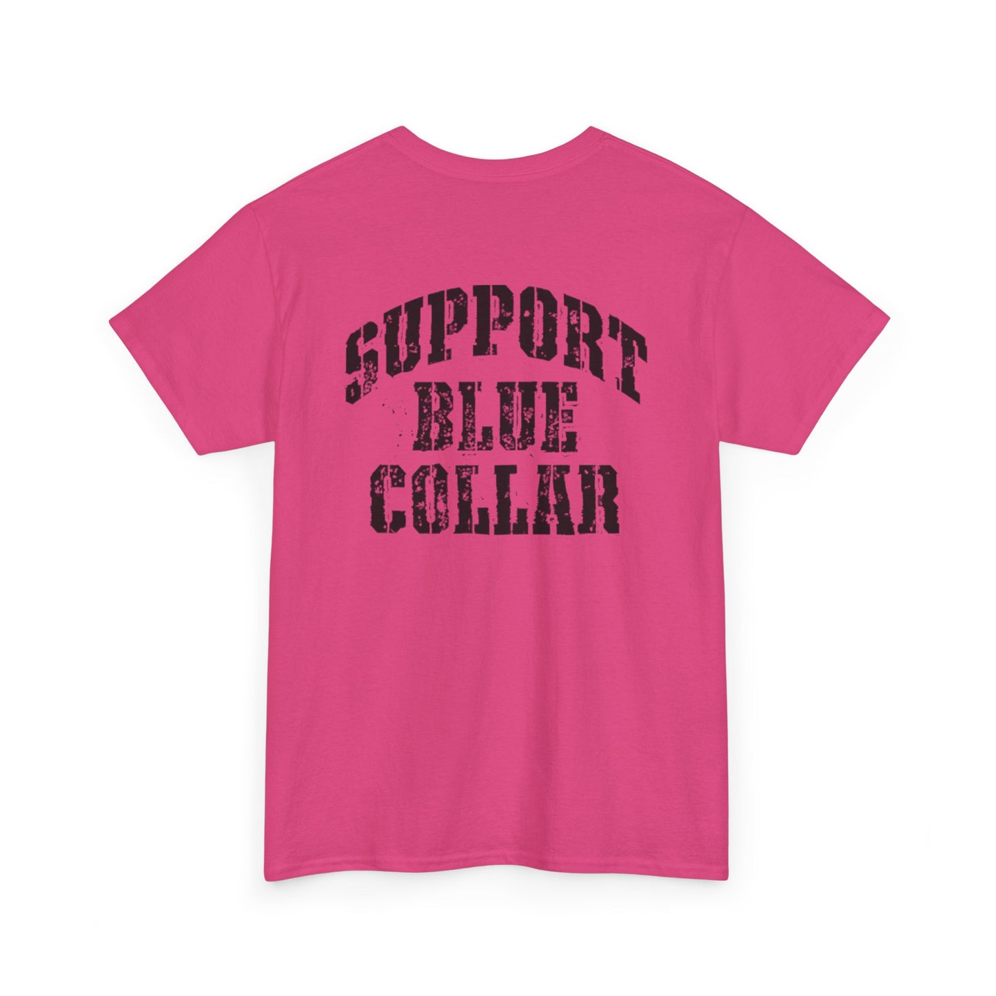 Support Blue Collar Unisex Heavy Cotton Tee