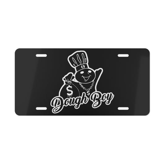 Dough Boy Black Vanity Plate