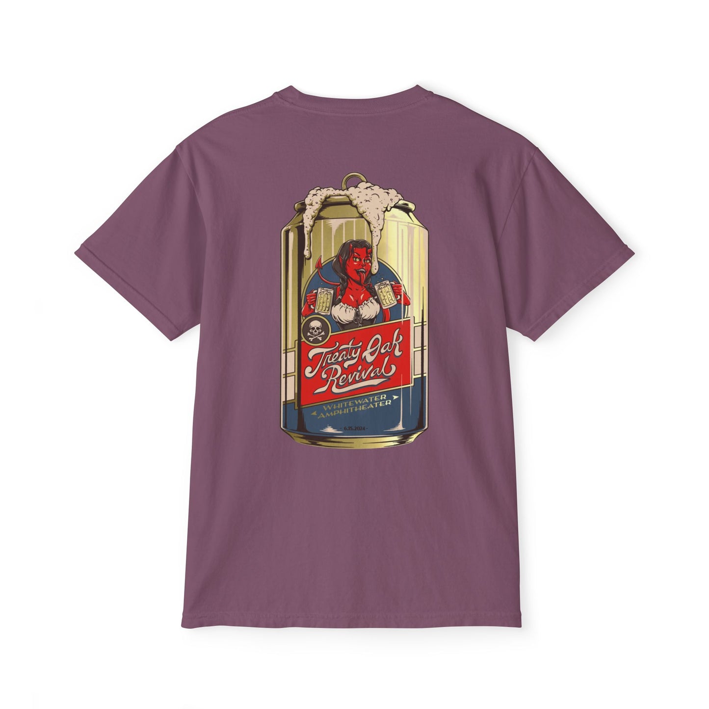 Treaty Oak Whitewater Unisex Garment-Dyed Pocket T-Shirt