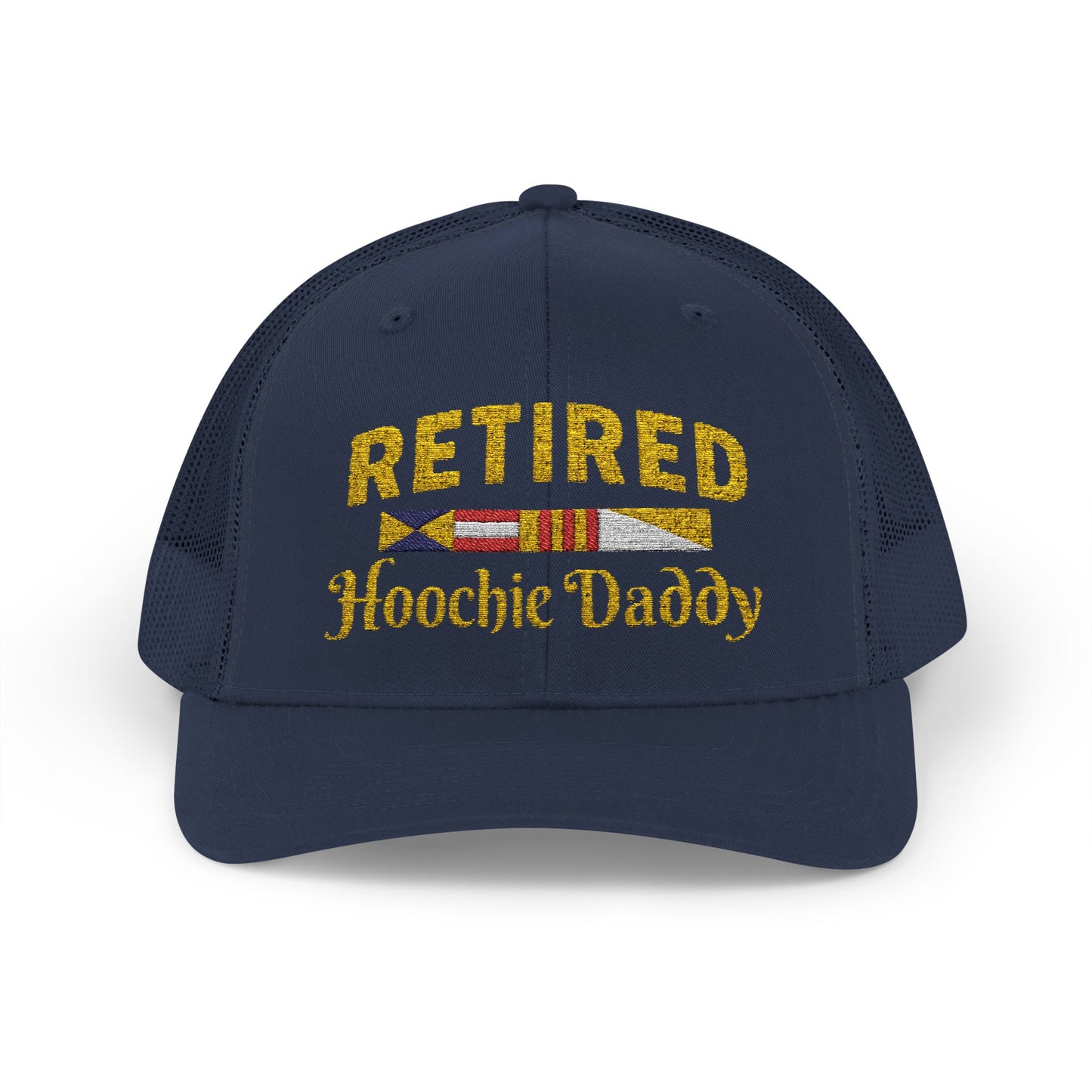Retired Hoochie Daddy Snapback Trucker Cap