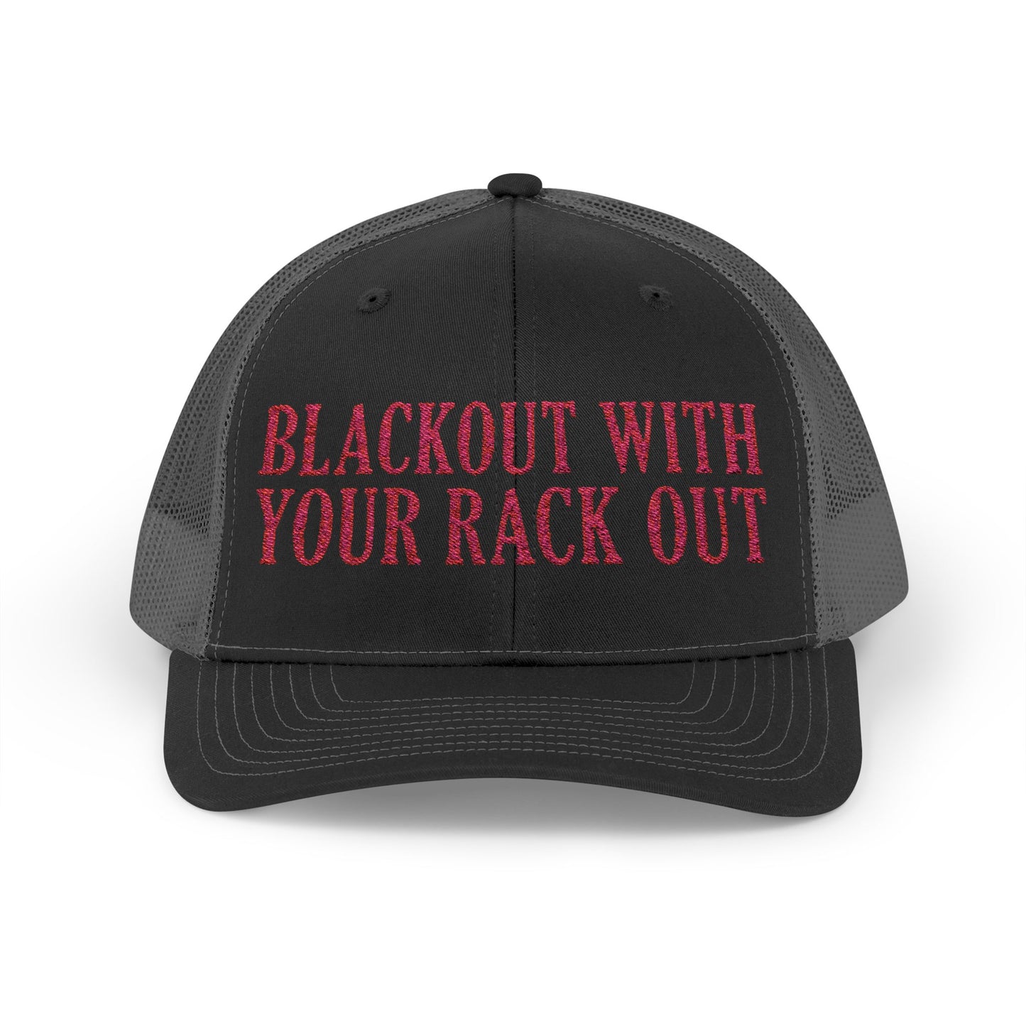 Blackout Rackout Richardson 112 Snapback Trucker Cap