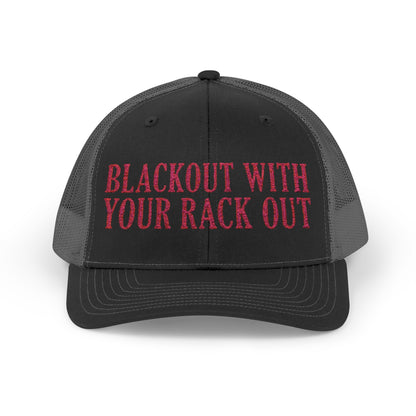 Blackout Rackout Richardson 112 Snapback Trucker Cap