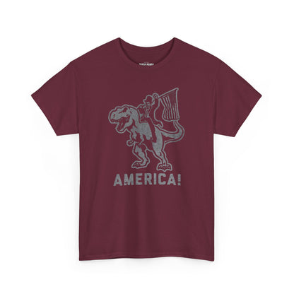 America T-rex Unisex Heavy Cotton Tee