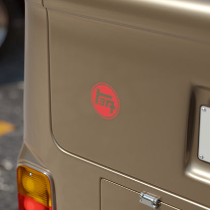 Tert Transparent Outdoor Vinyl Decal, Die-Cut, 1pc
