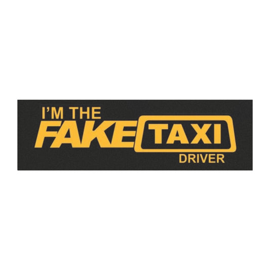 Fake Taxi Driver Car Magnet
