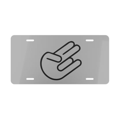 Shocker Grey Vanity Plate