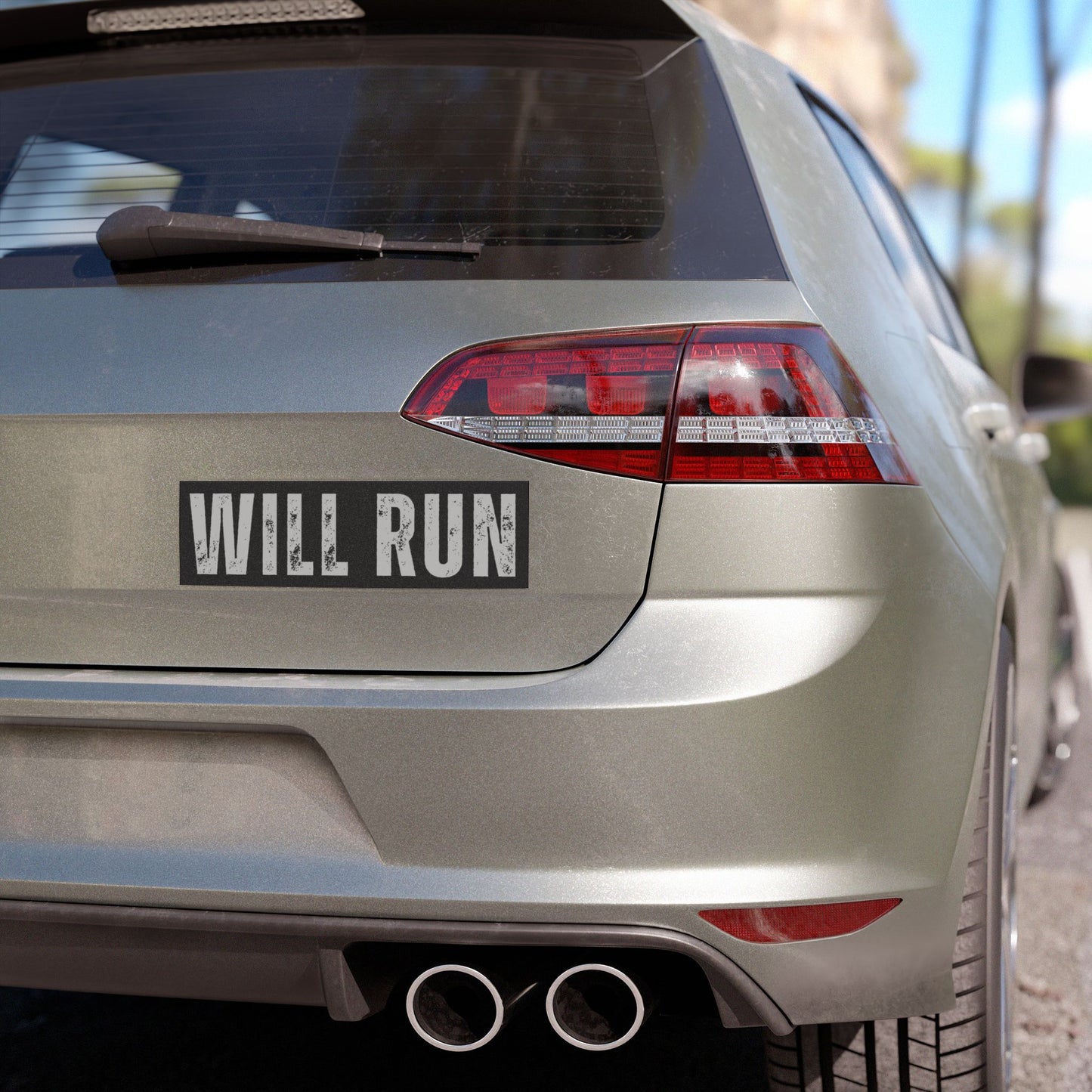 WILL RUN Car Magnet