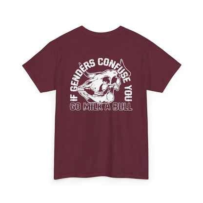 Go Milk A Bull Unisex Heavy Cotton Tee