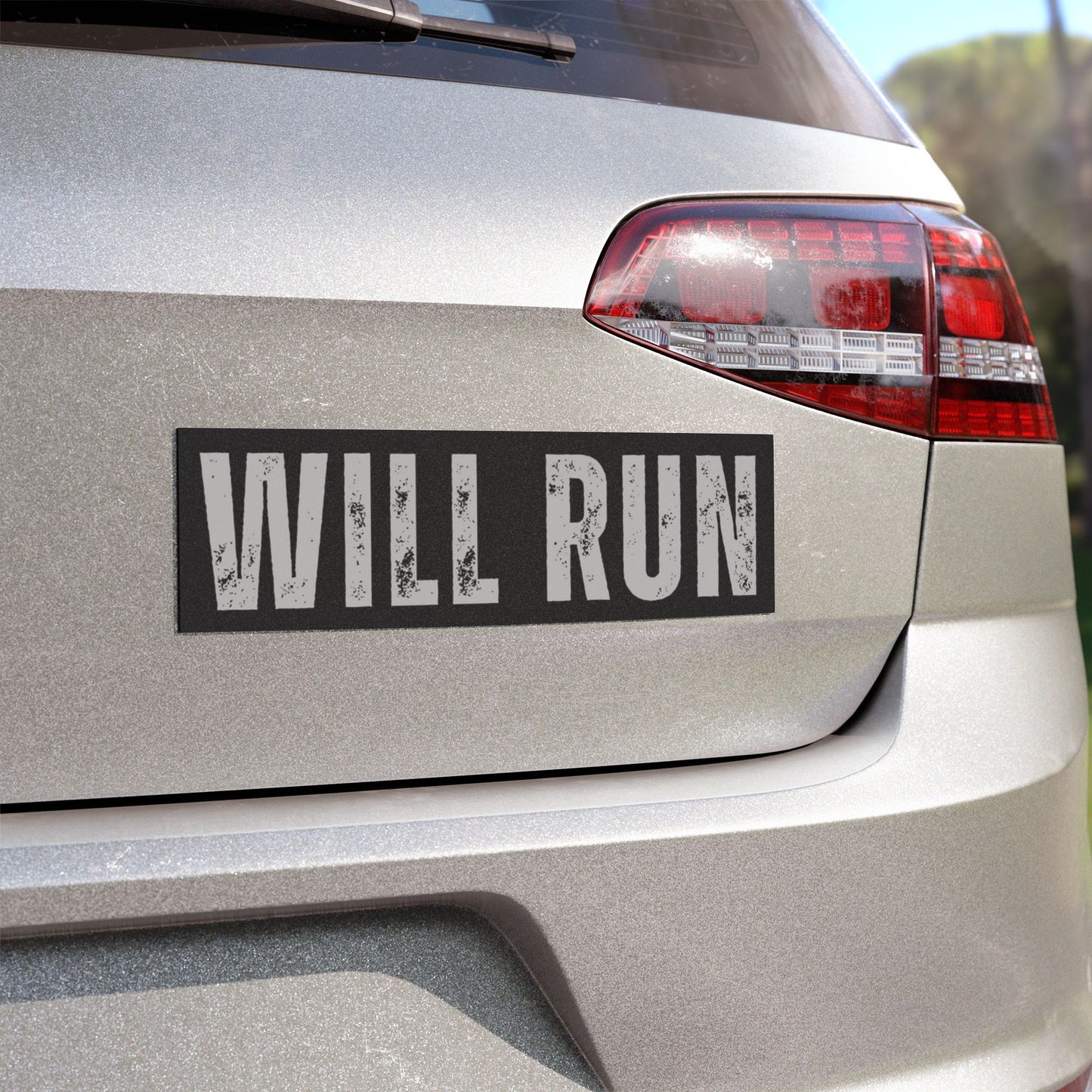 WILL RUN Car Magnet