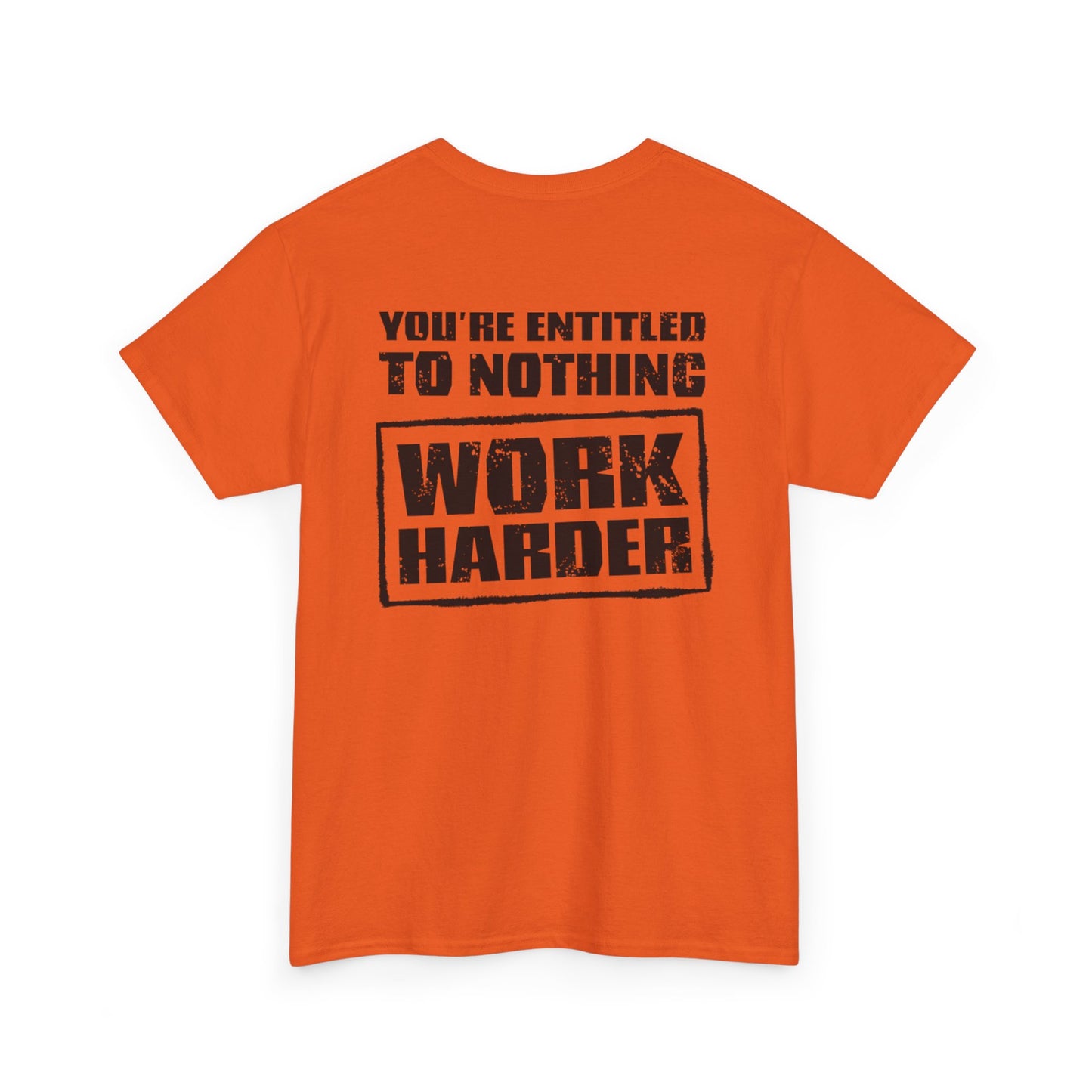 Work Harder Unisex Heavy Cotton Tee