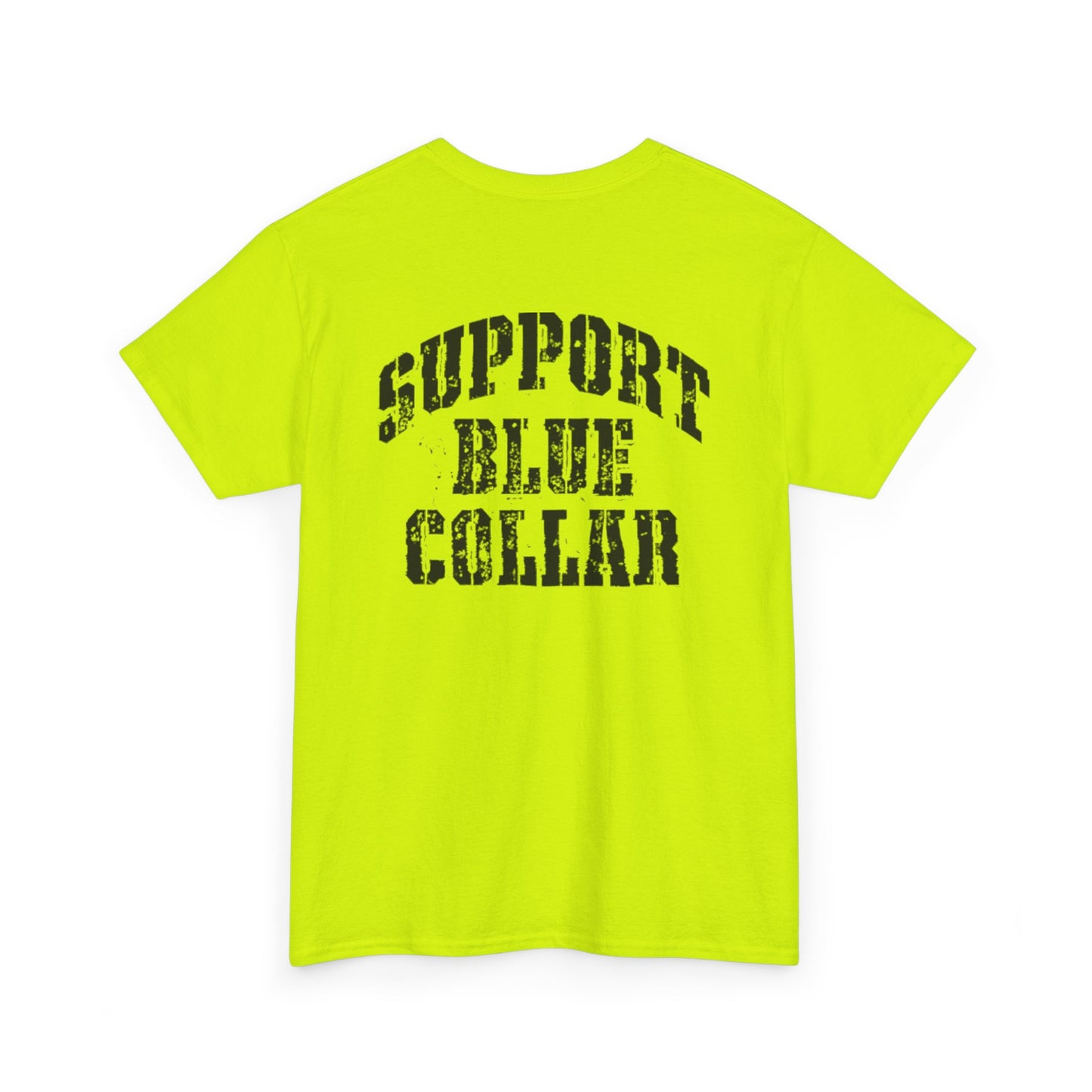 Support Blue Collar Unisex Heavy Cotton Tee