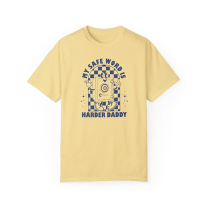 Safe Word Comfort Colors Unisex T-shirt