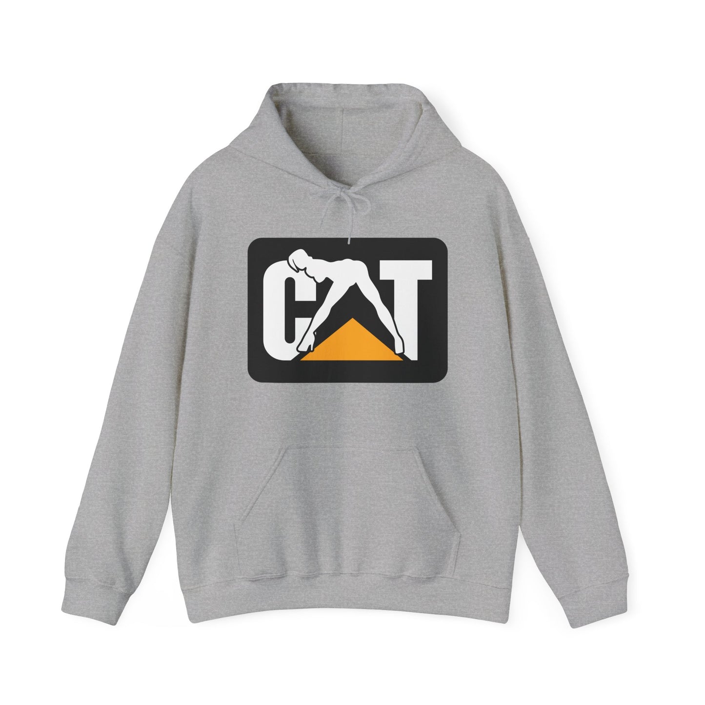 CAT Girl Logo Front Unisex Heavy Blend™ Hooded Sweatshirt