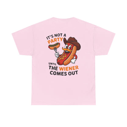 Wiener Comes Out Unisex Heavy Cotton Tee