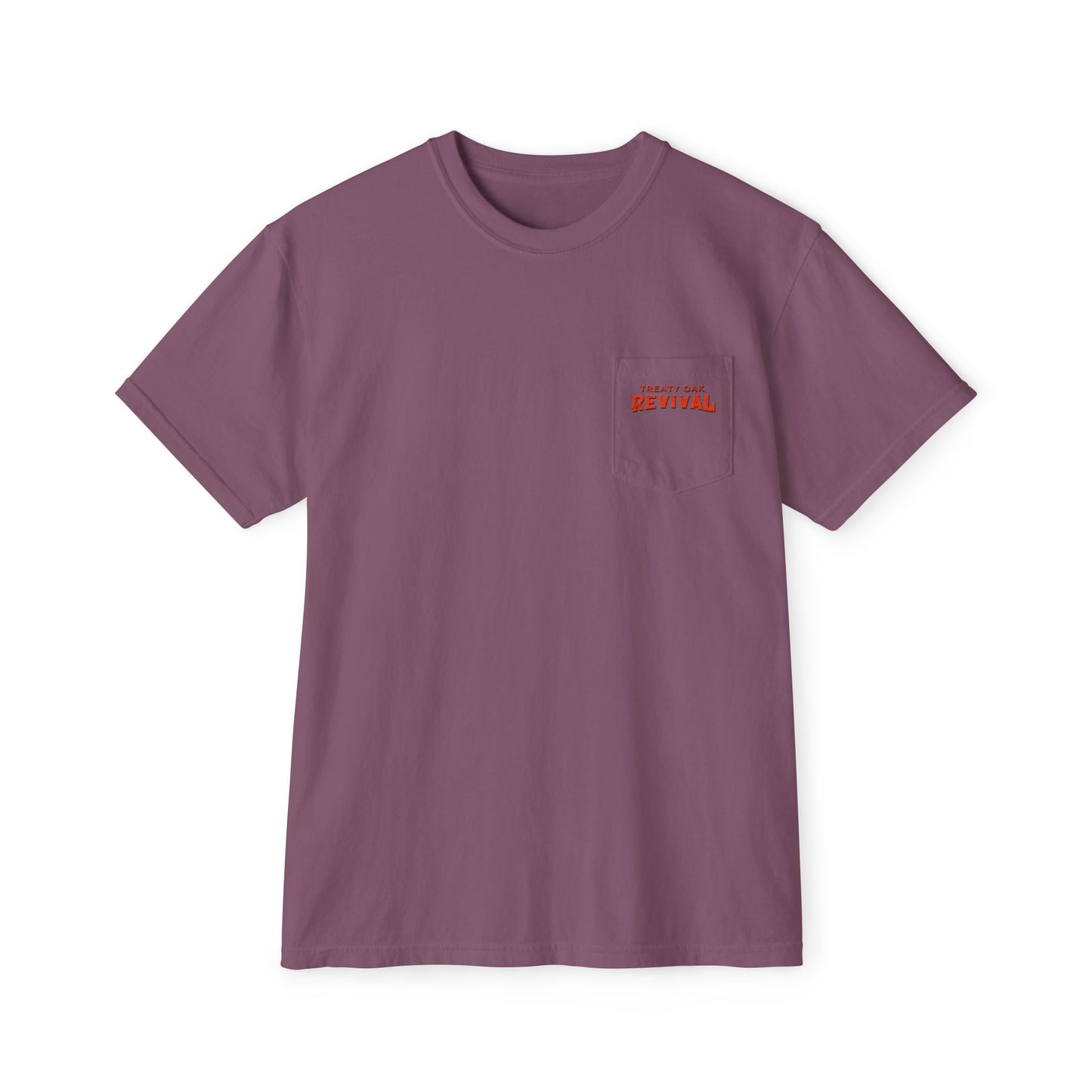 Treaty Oak Whitewater Unisex Garment-Dyed Pocket T-Shirt