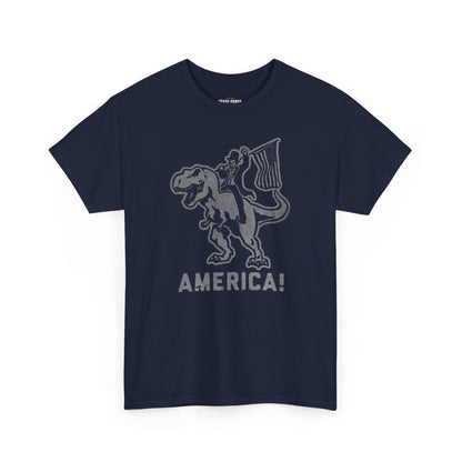 America T-rex Unisex Heavy Cotton Tee