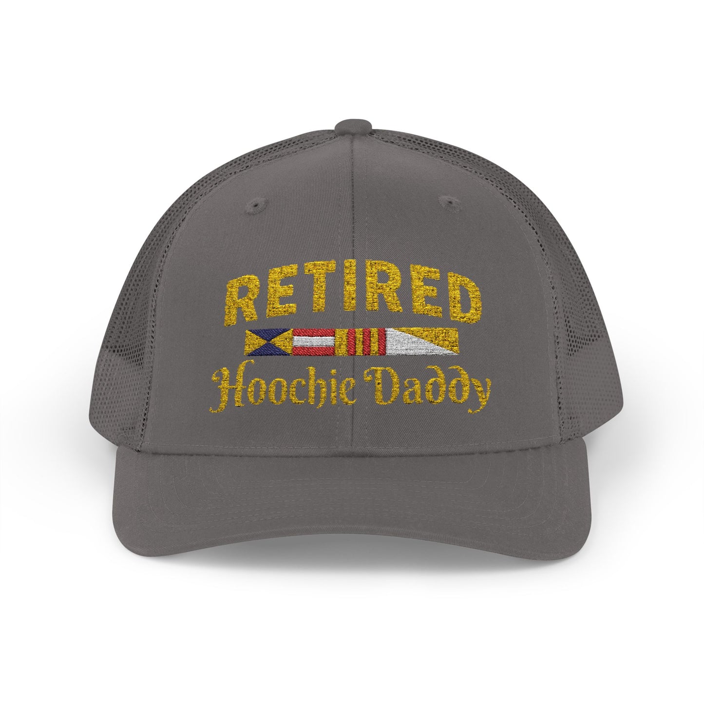 Retired Hoochie Daddy Snapback Trucker Cap