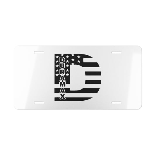 Dmax White Vanity Plate