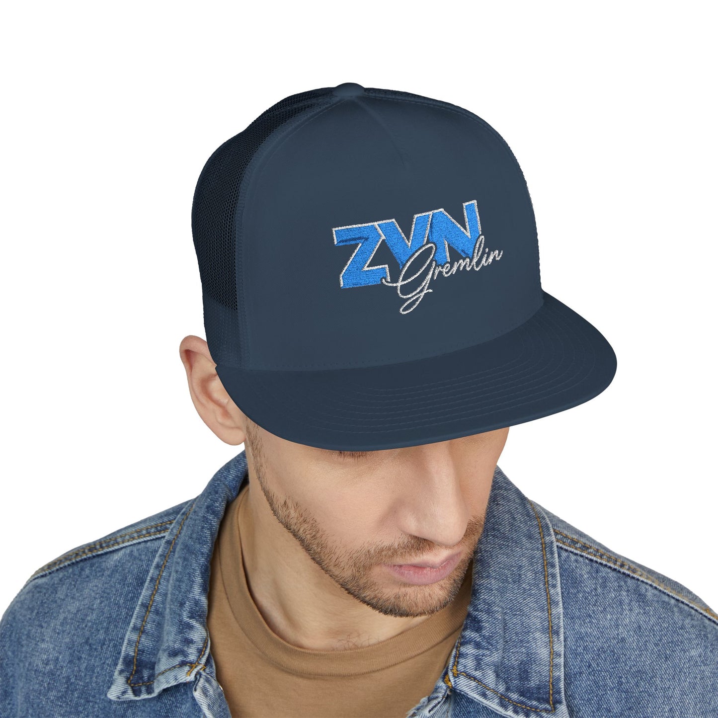 ZYN Gremlin 5 Panel Trucker Cap (Embroidery)