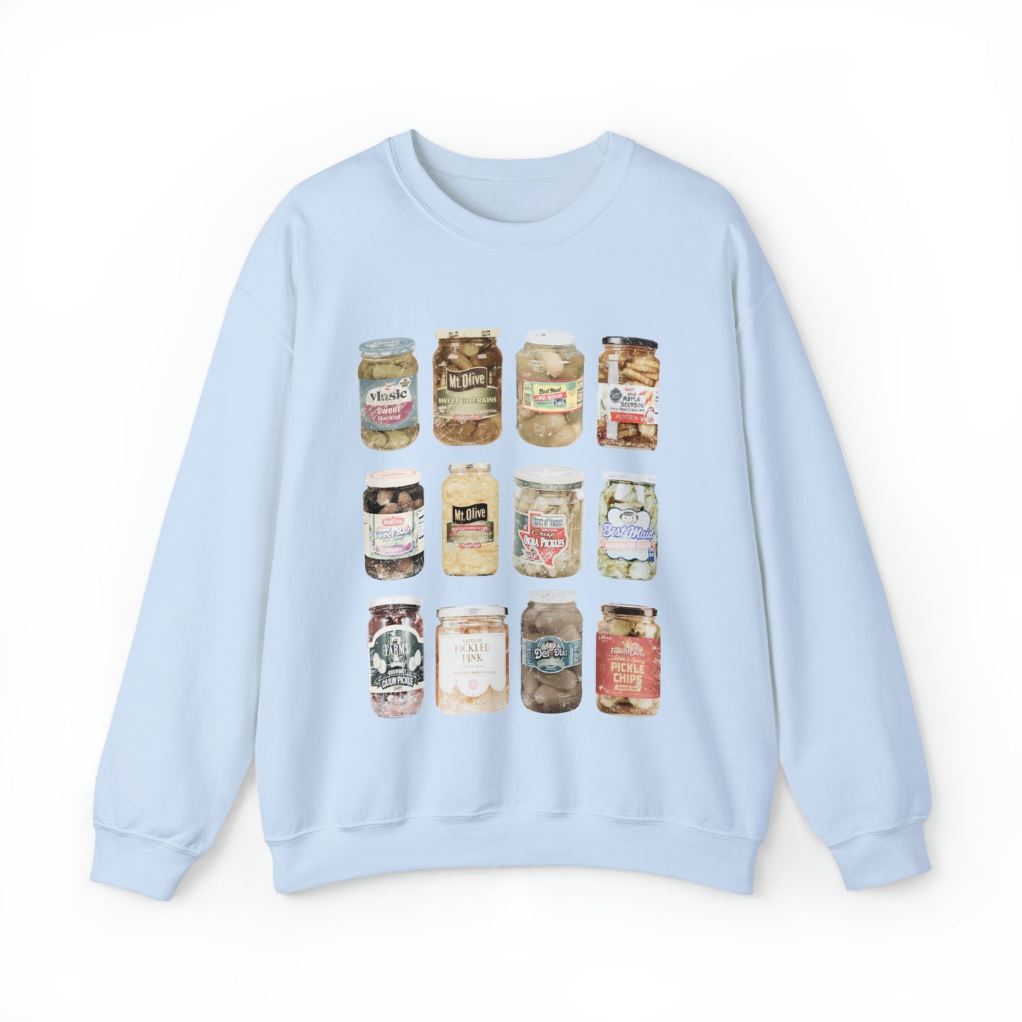 Viral Vintage Pickle Sweatshirt Unisex Heavy Blend™ Crewneck Sweatshirt