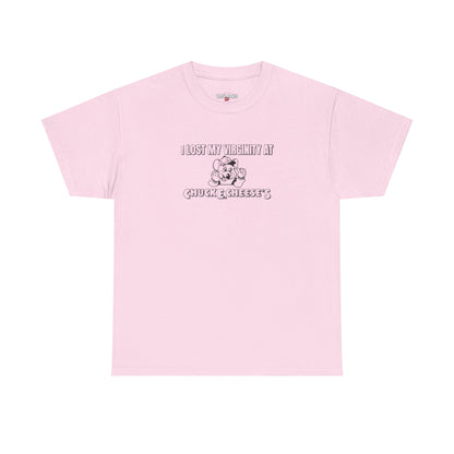 I Lost My Virginity At Chuck E Cheese's Unisex Heavy Cotton Tee