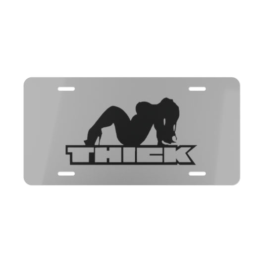 Thick Grey Vanity Plate