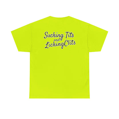 Sucking Ts and Licking Cs Unisex Heavy Cotton Tee