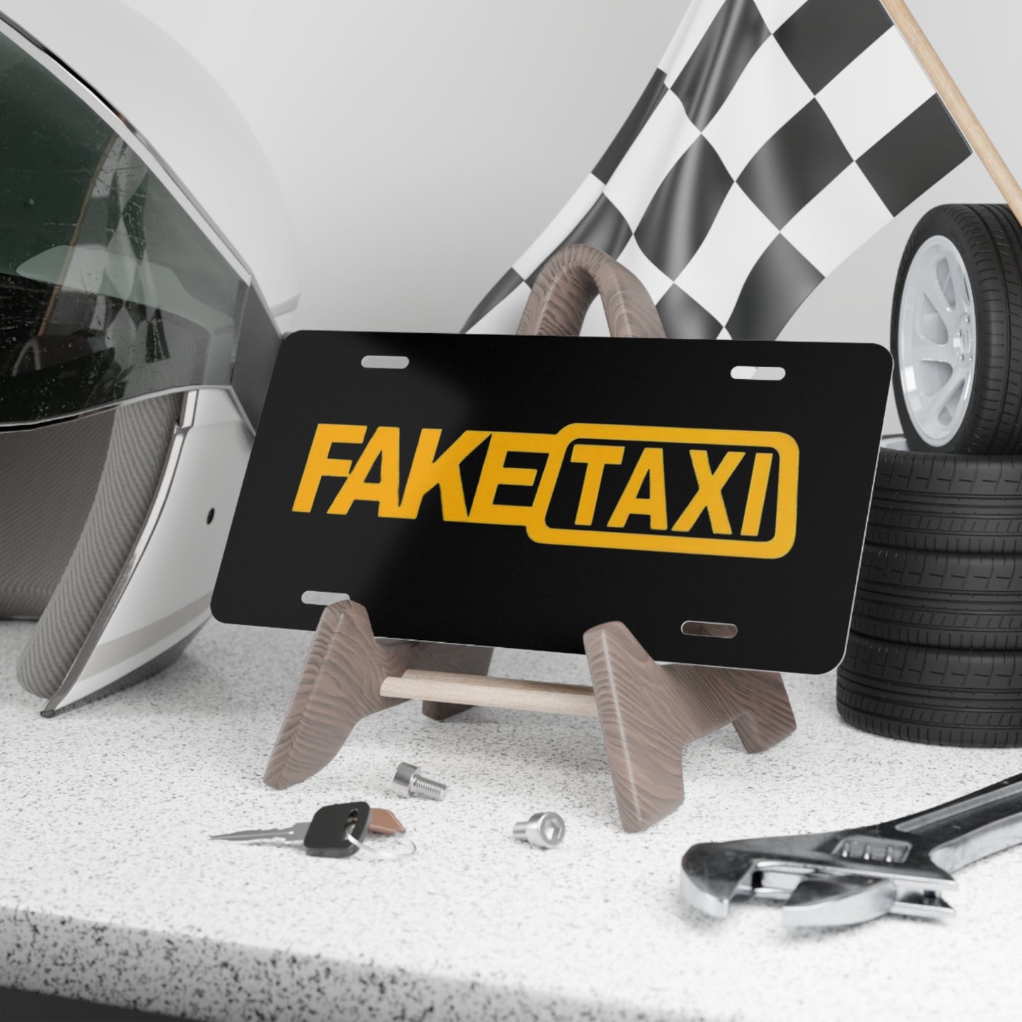 Fake Taxi Vanity Plate
