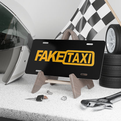 Fake Taxi Vanity Plate