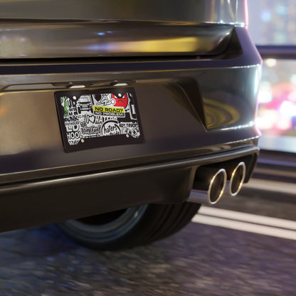 Sticker Bomb 1 Vanity Plate