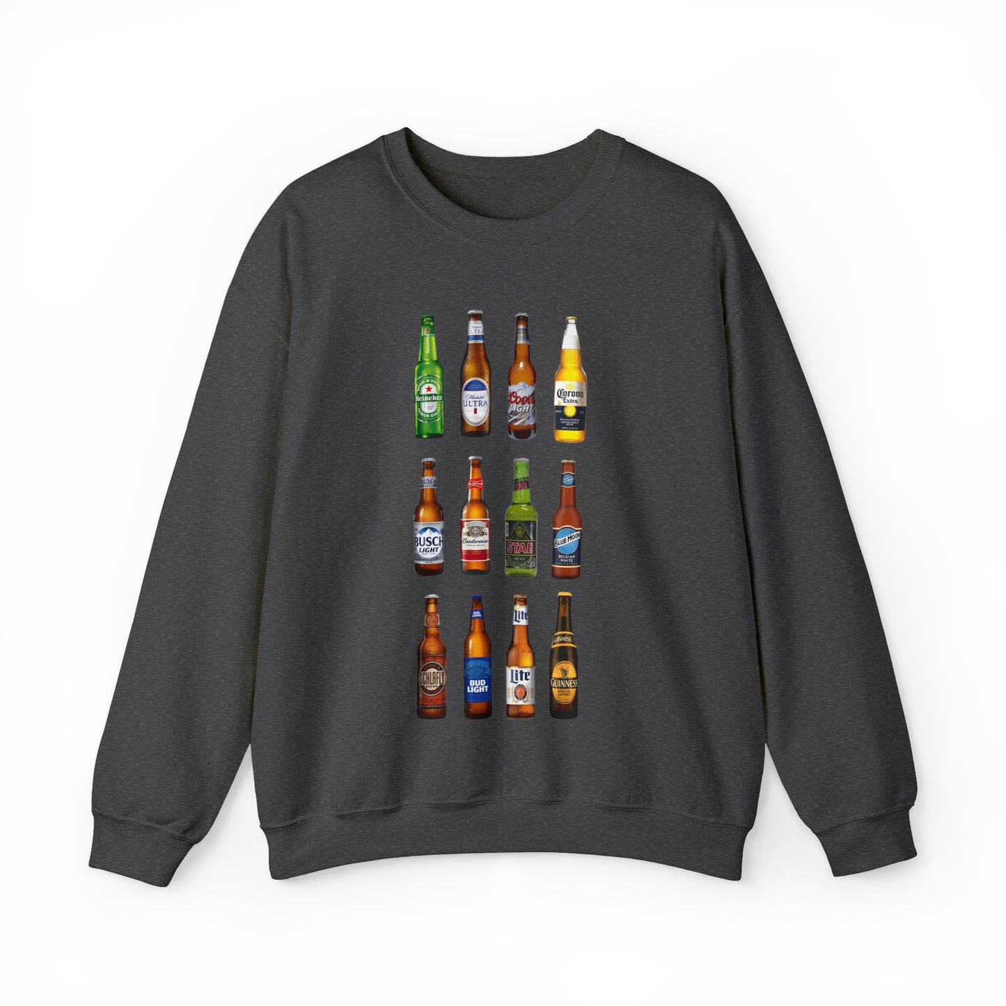 Beer Bottle Sweatshirt Unisex Heavy Blend™ Crewneck Sweatshirt